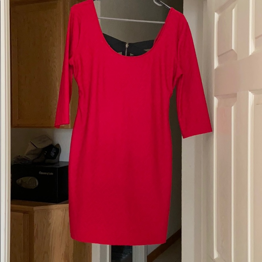 Red holiday dress!❤️